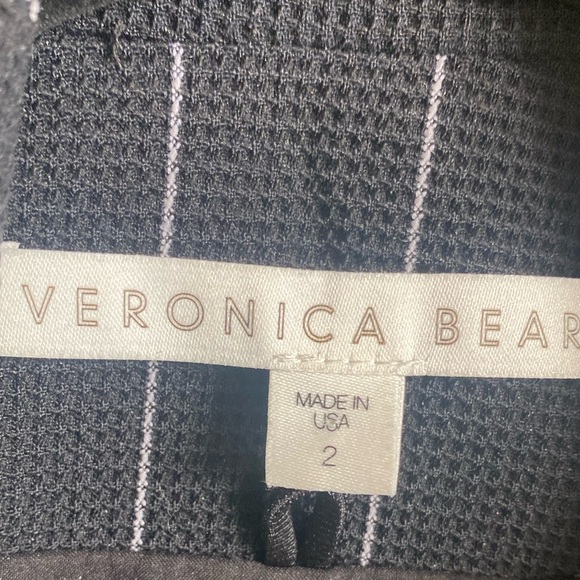 Veronica Beard Daytona Blazer Pinstripe Double Breasted blazer Size 2 - Picture 9 of 9